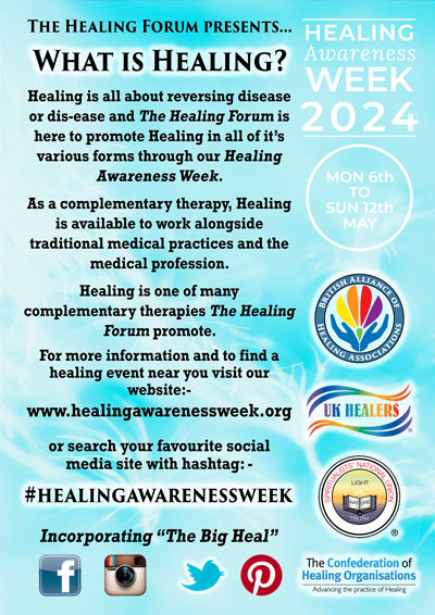 Healing Awareness Week 2024